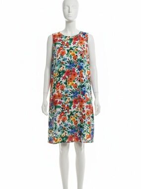 Calvin Klein Multicolor Floral Sleeveless Midi Dress